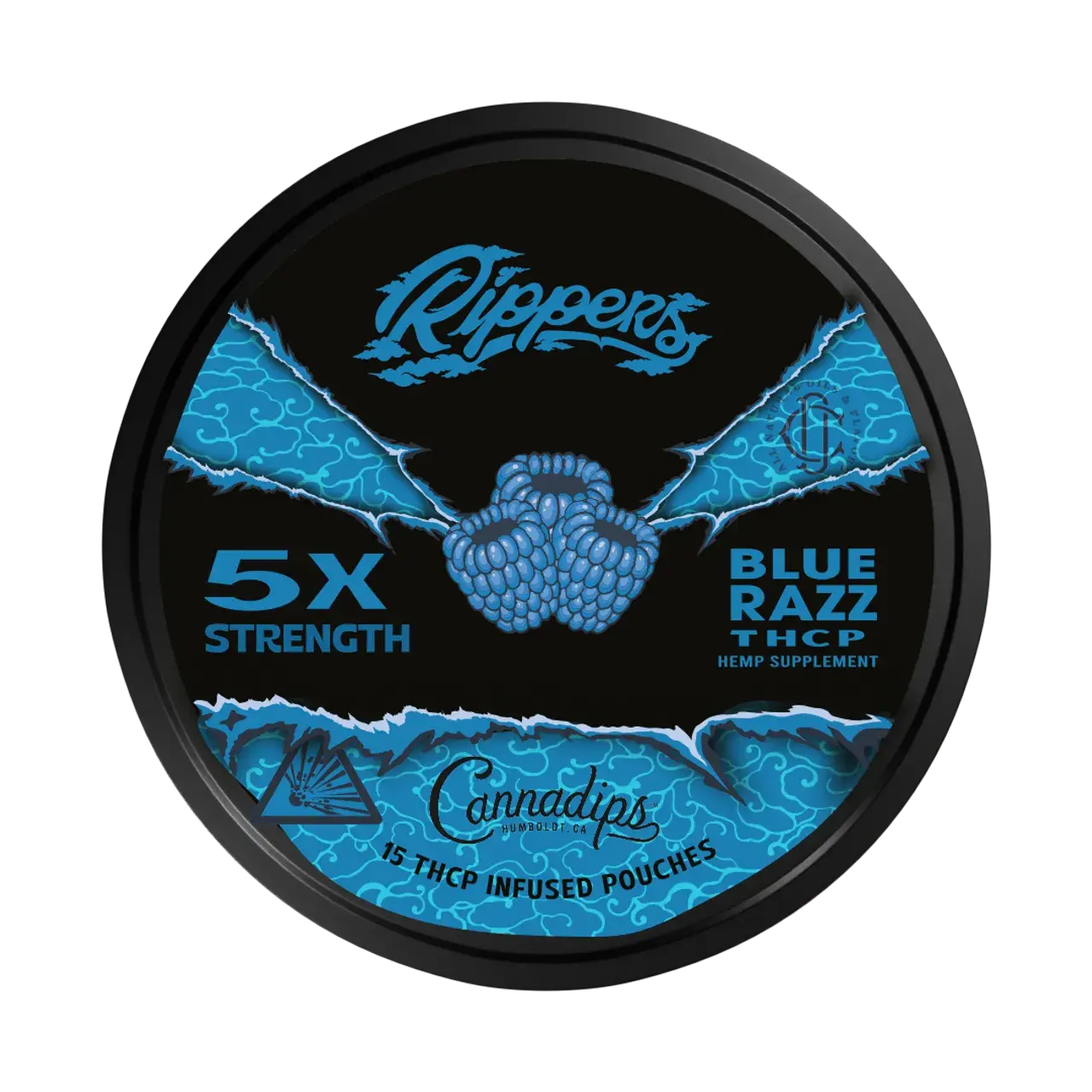 5X THCP Cannadips Rippers  - Blue Razz 