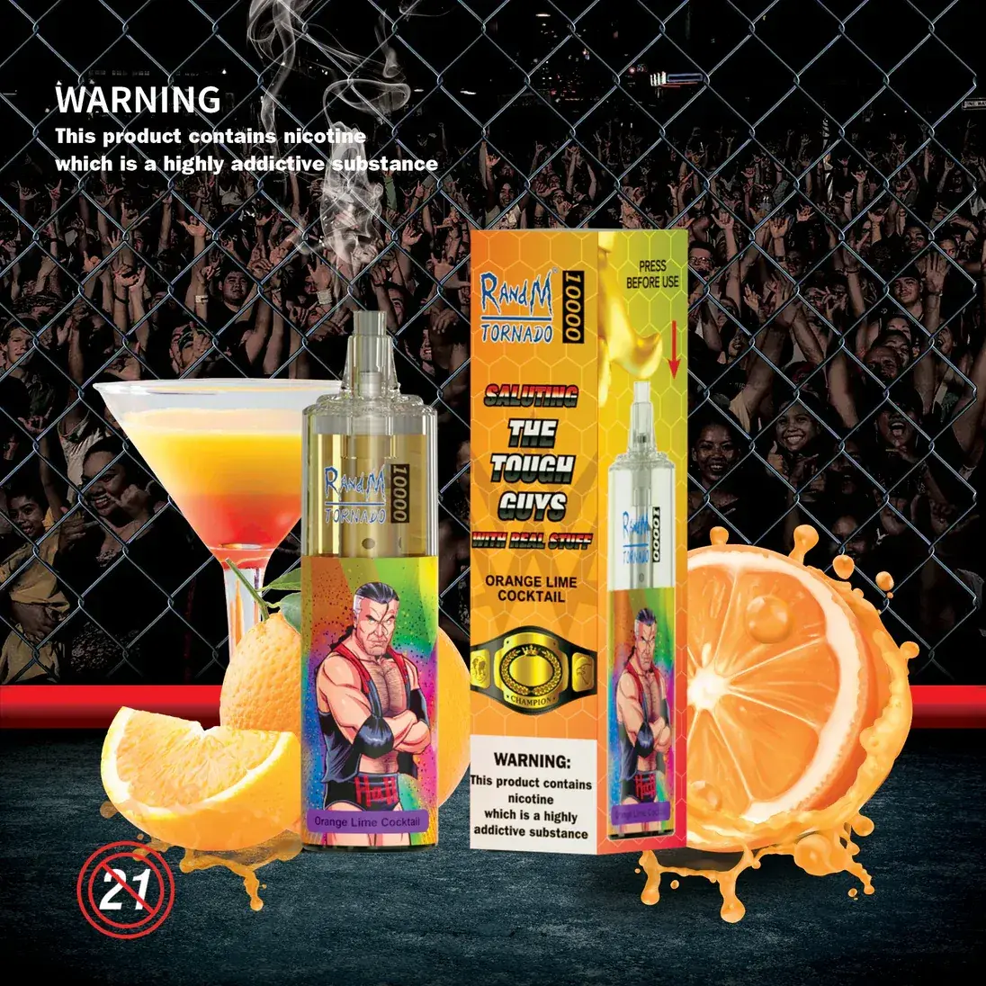 RandM 10000 - Orange Lime Cocktail