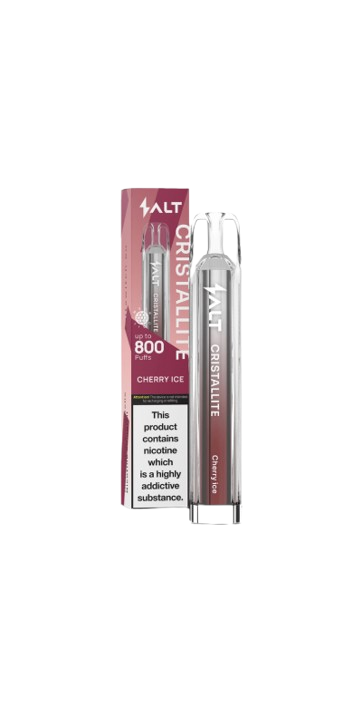 SALT CRISTALLITE Lite Disposable Vape - Cherry Ice