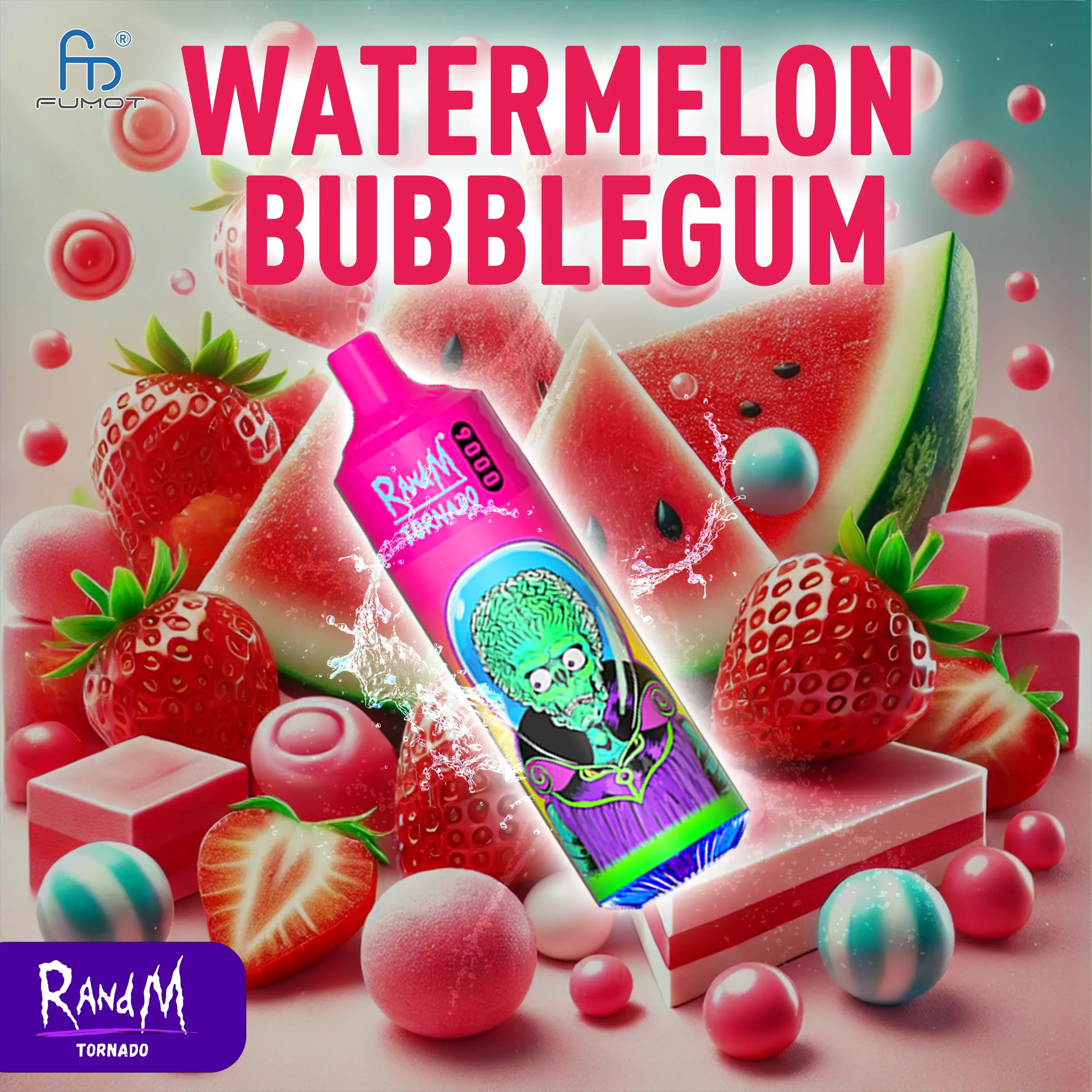 RandM 9000 - Watermelon Bubble Gum