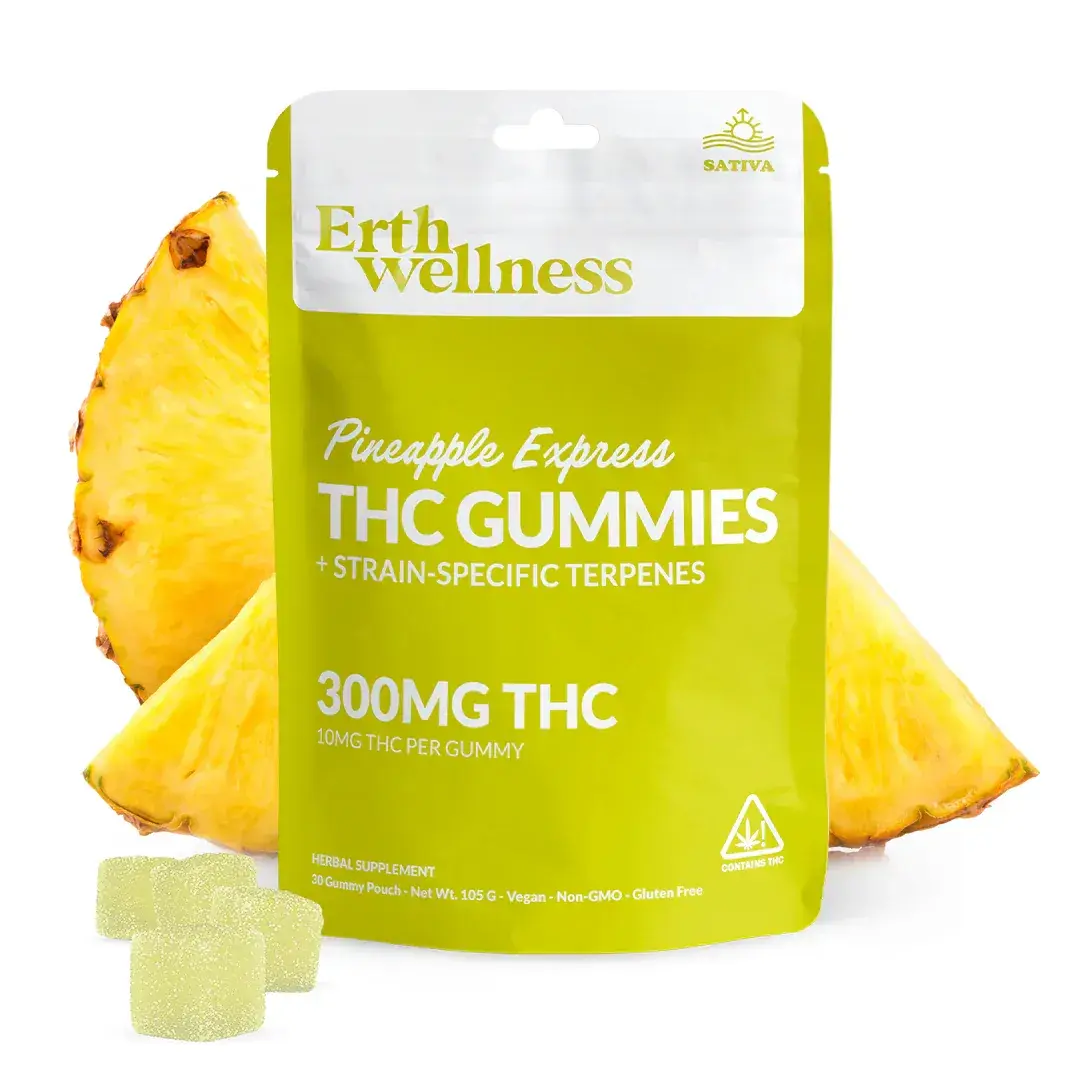 Erth Wellness 9 THC Gummies - Pineapple Express