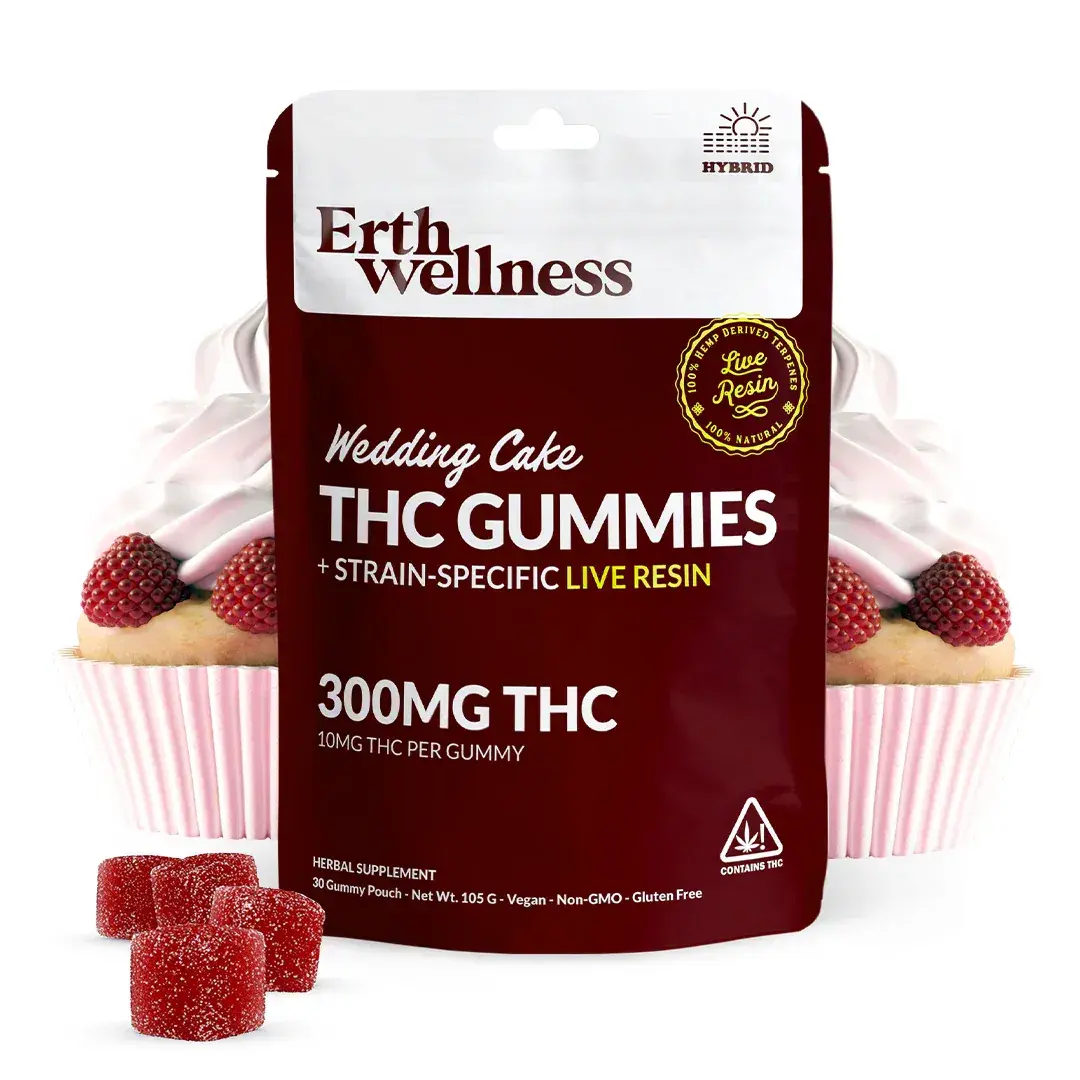 Erth Wellness 9 THC Gummies -  Wedding Cake