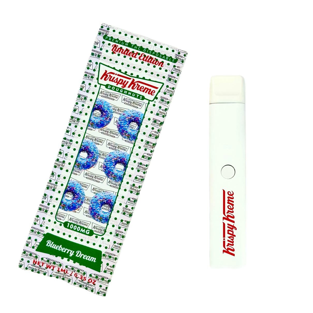Krispy Kreme THC Vape E-Liquid - Blueberry Dream