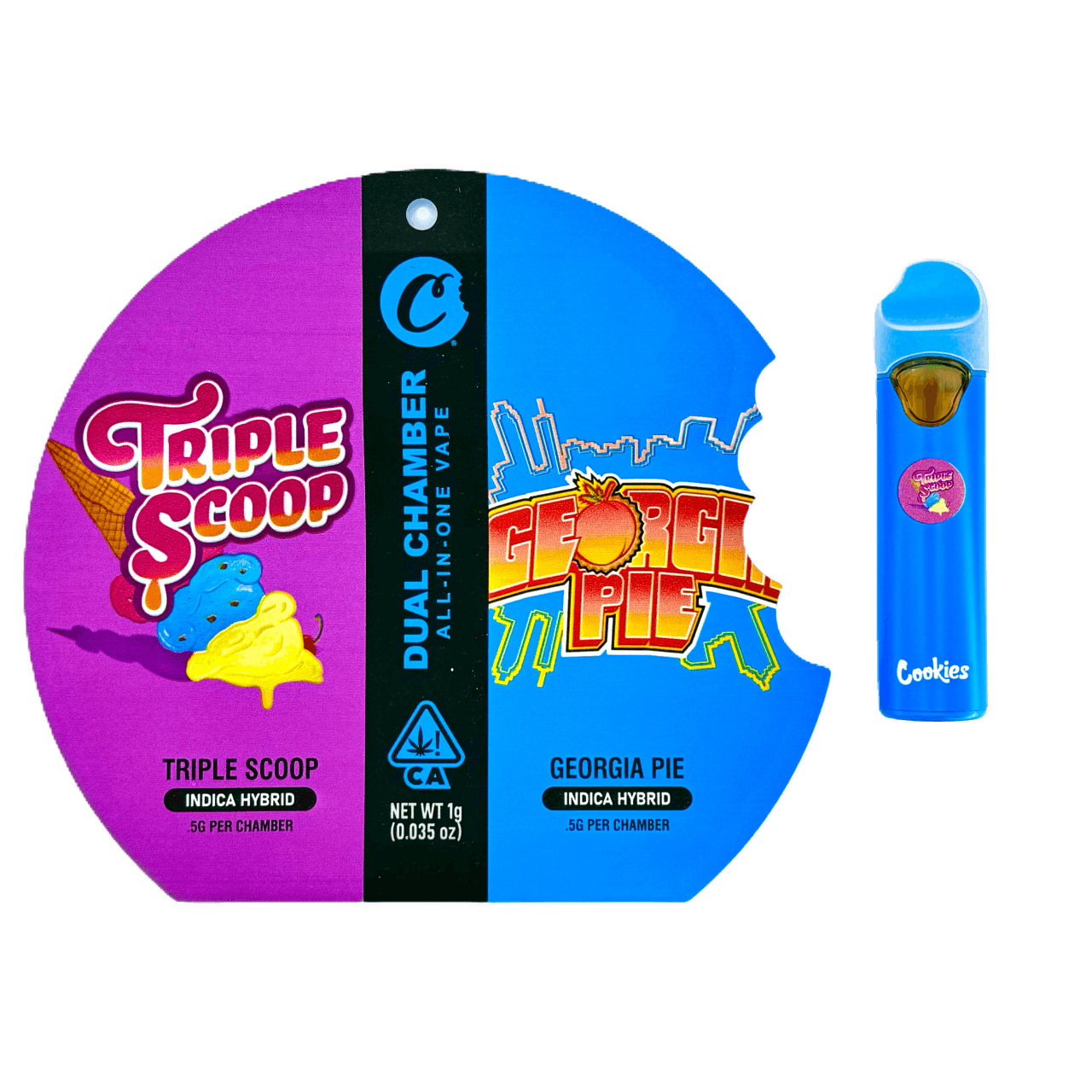Cookies Dual Chambers - Triple Scoop x Georgia Pie
