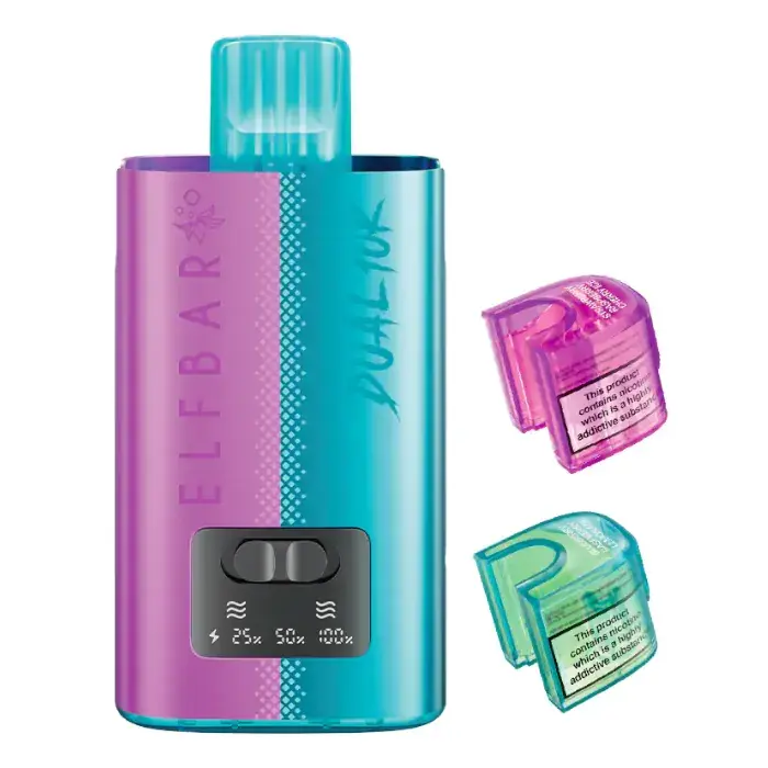 ELFBAR DUAL10K Prefilled Vape Kit - Purple Edition