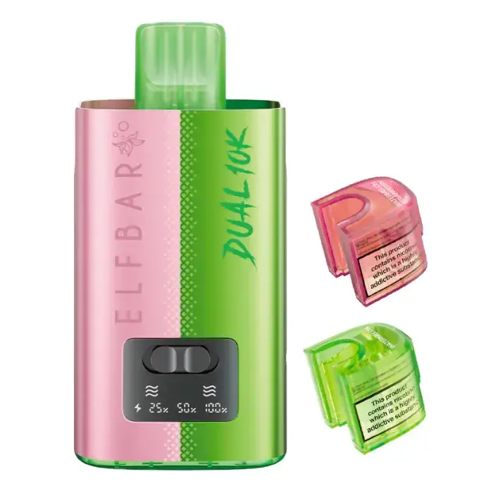 ELFBAR DUAL10K Prefilled Vape Kit - Watermelon Edition