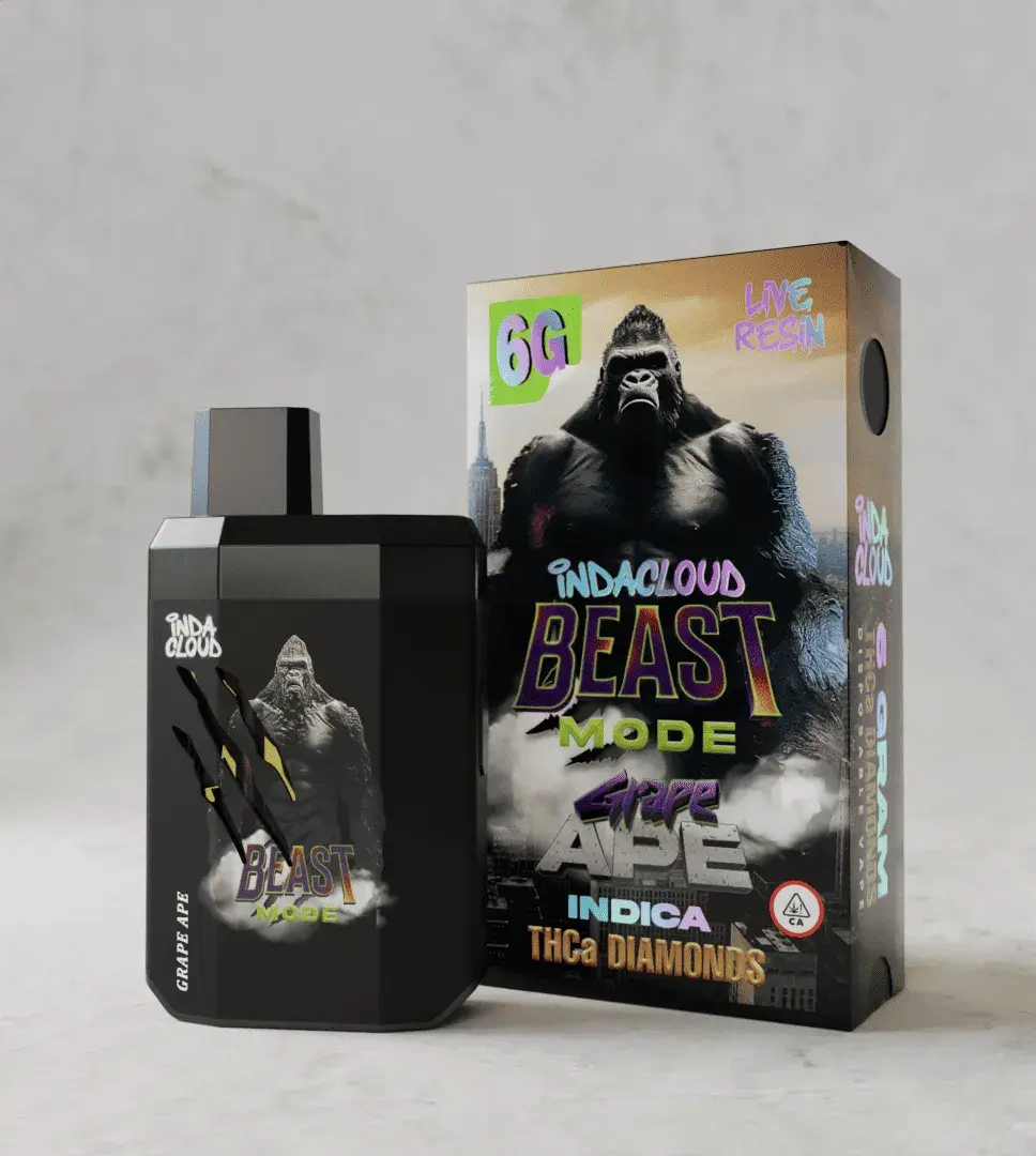 Beast Mode THCa Diamonds Vape - Grape Ape