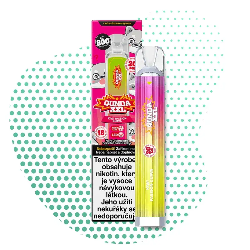 Qunda XXL  - Nicotine Vape - Kiwi Passion Guava