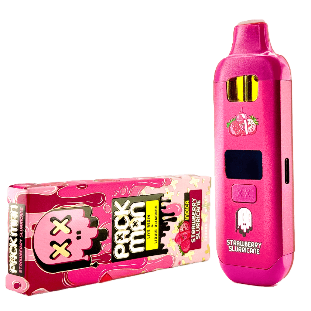 PackMan THC Disposable Vape (2ml) - Strawberry Slurricane