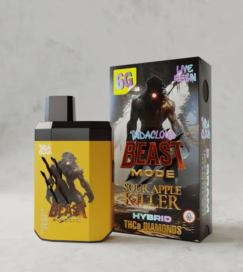 Beast Mode THCa Diamonds Vape - Sour Apple Killer