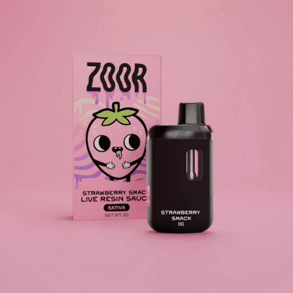Zoor 3 Gram Disposable Vape - Strawberry Smack (Sativa)